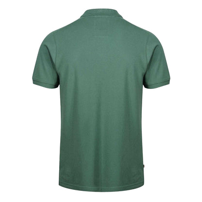 Green - Back - Luke 1977 Mens Robbie Embroidered Logo Regular Polo Shirt