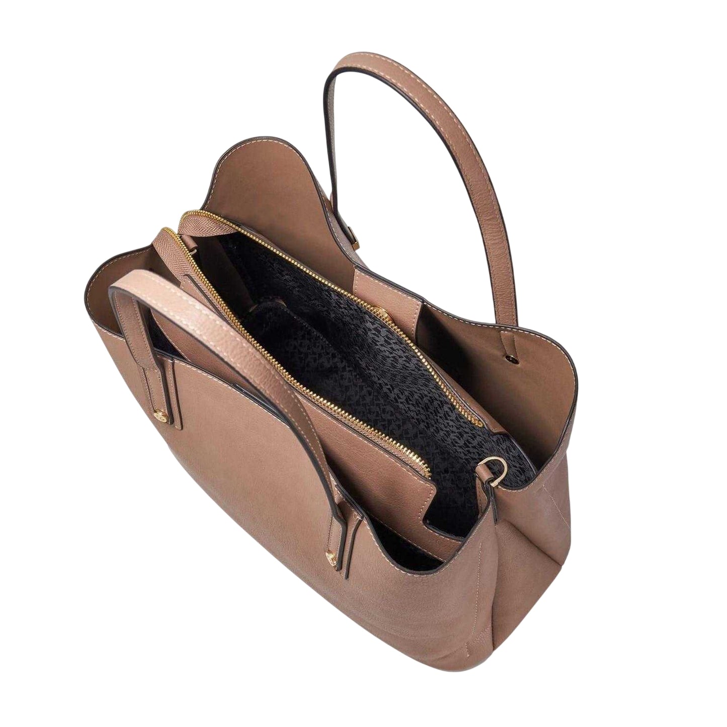 Taupe - Side - Dune London Womens-Ladies Dorieo Everyday Tote Bag