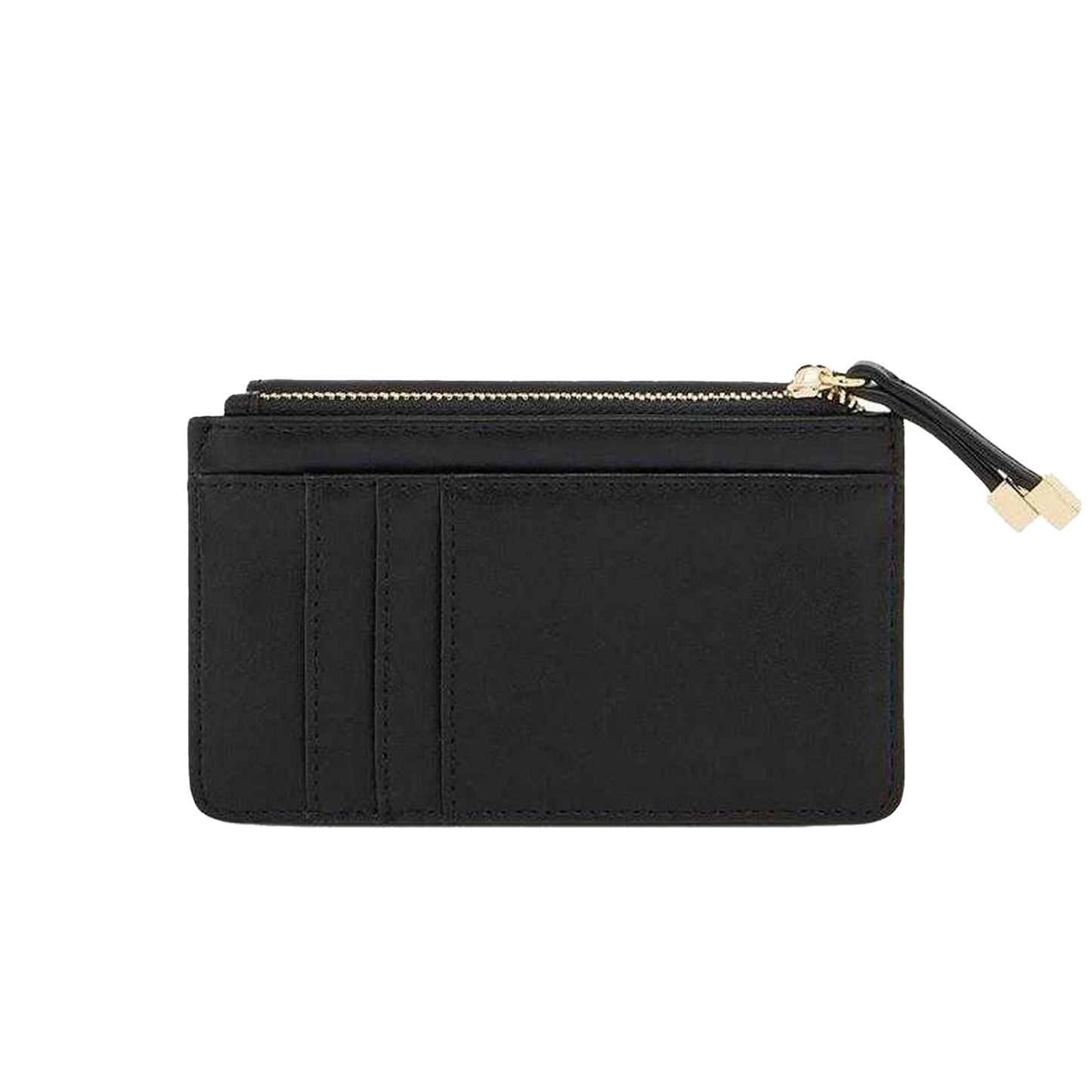 Black - Back - Armani Exchange Womens-Ladies Minimalist Card Holder