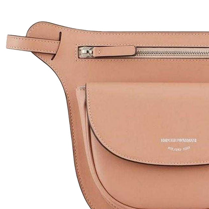 Nude - Back - Emporio Armani Womens-Ladies Leather Waist Bag