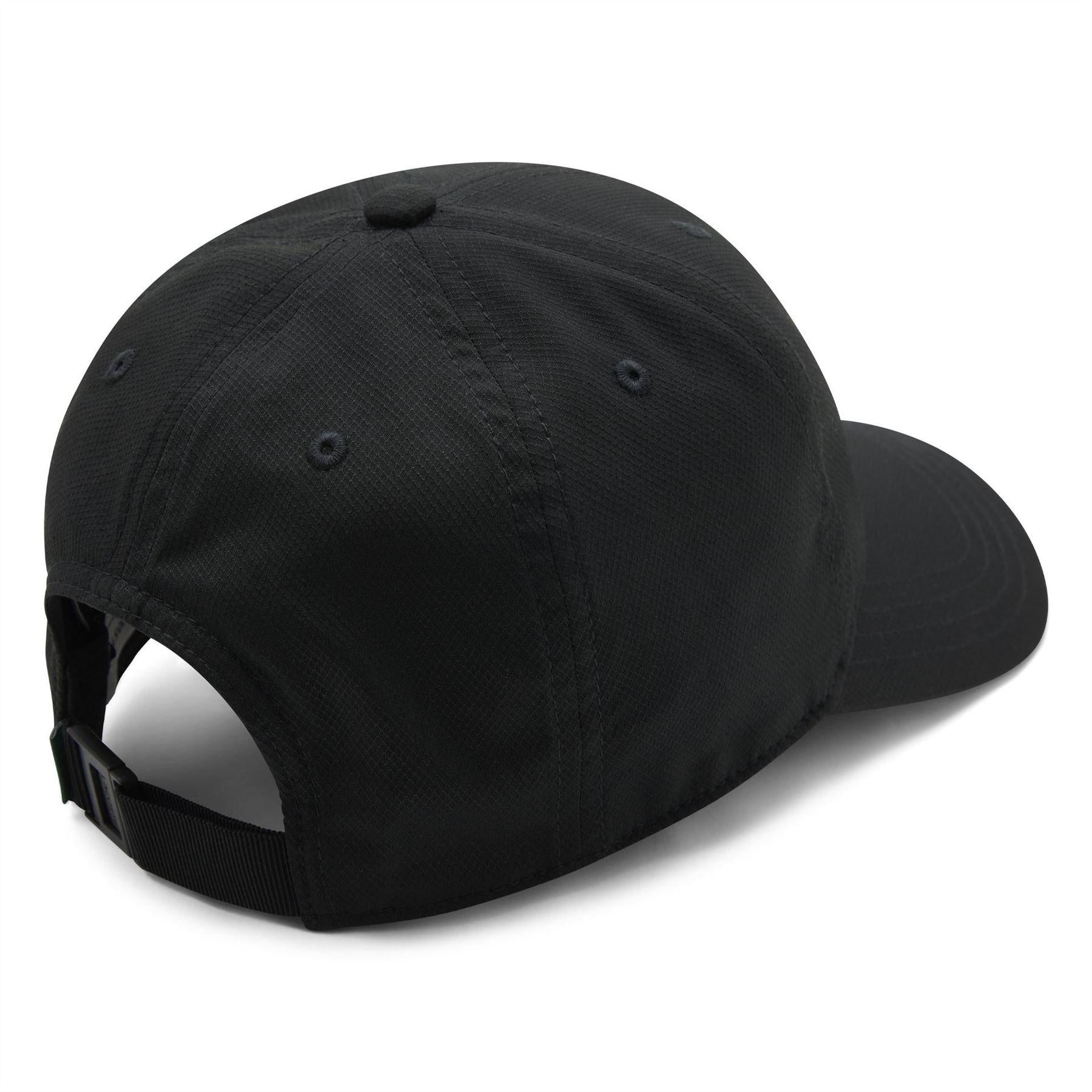 Black - Back - Lacoste Childrens-Kids Logo Dobby Baseball Cap