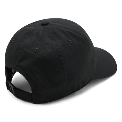 Black - Back - Lacoste Childrens-Kids Logo Dobby Baseball Cap