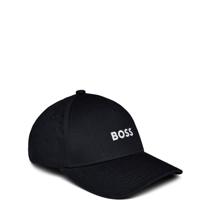 Navy - Front - Boss Unisex Adult Seth Embroidered Logo Baseball Cap