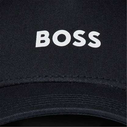 Navy - Side - Boss Unisex Adult Seth Embroidered Logo Baseball Cap