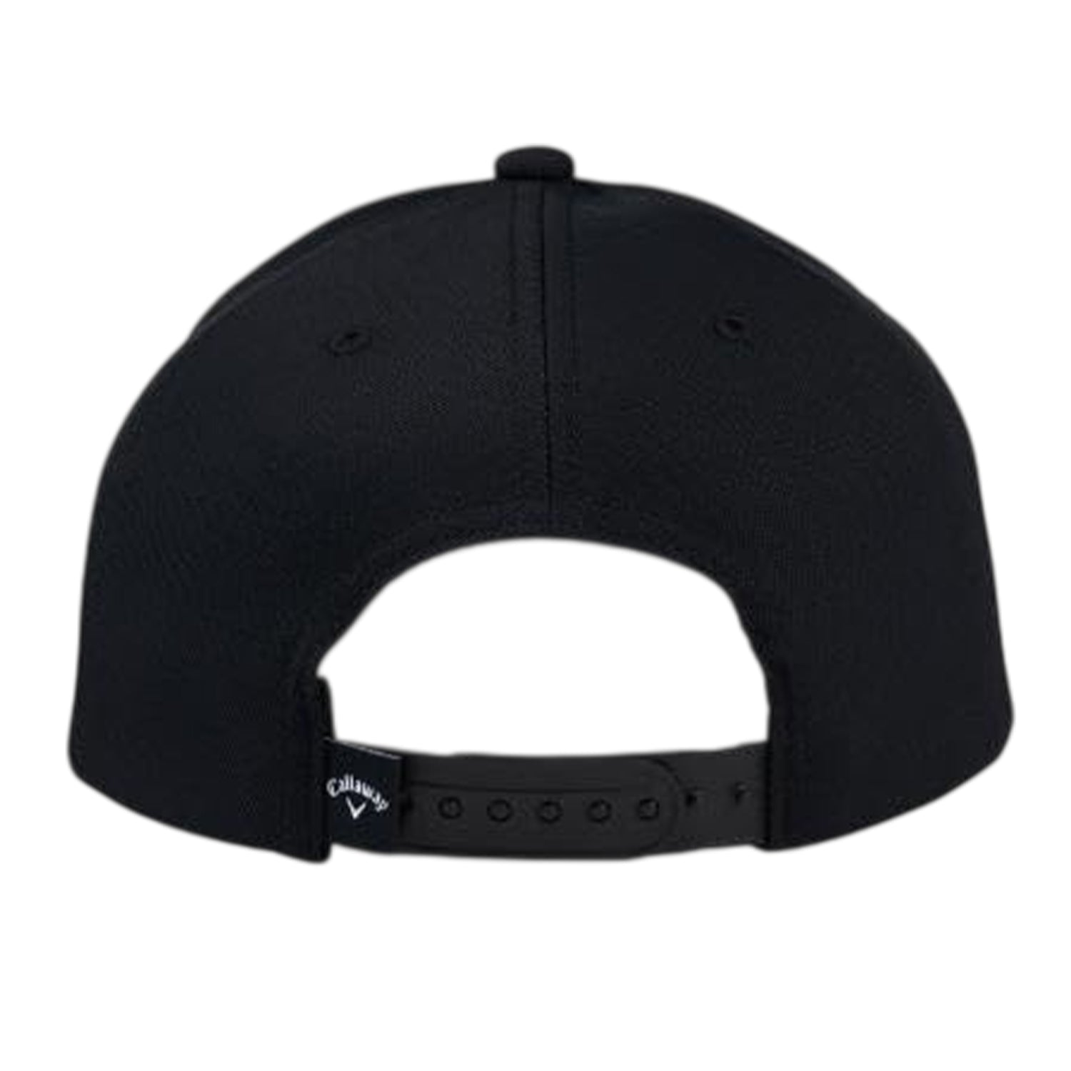 Black - Back - Callaway Mens Nuked Logo Cotton Logo Baseball Cap