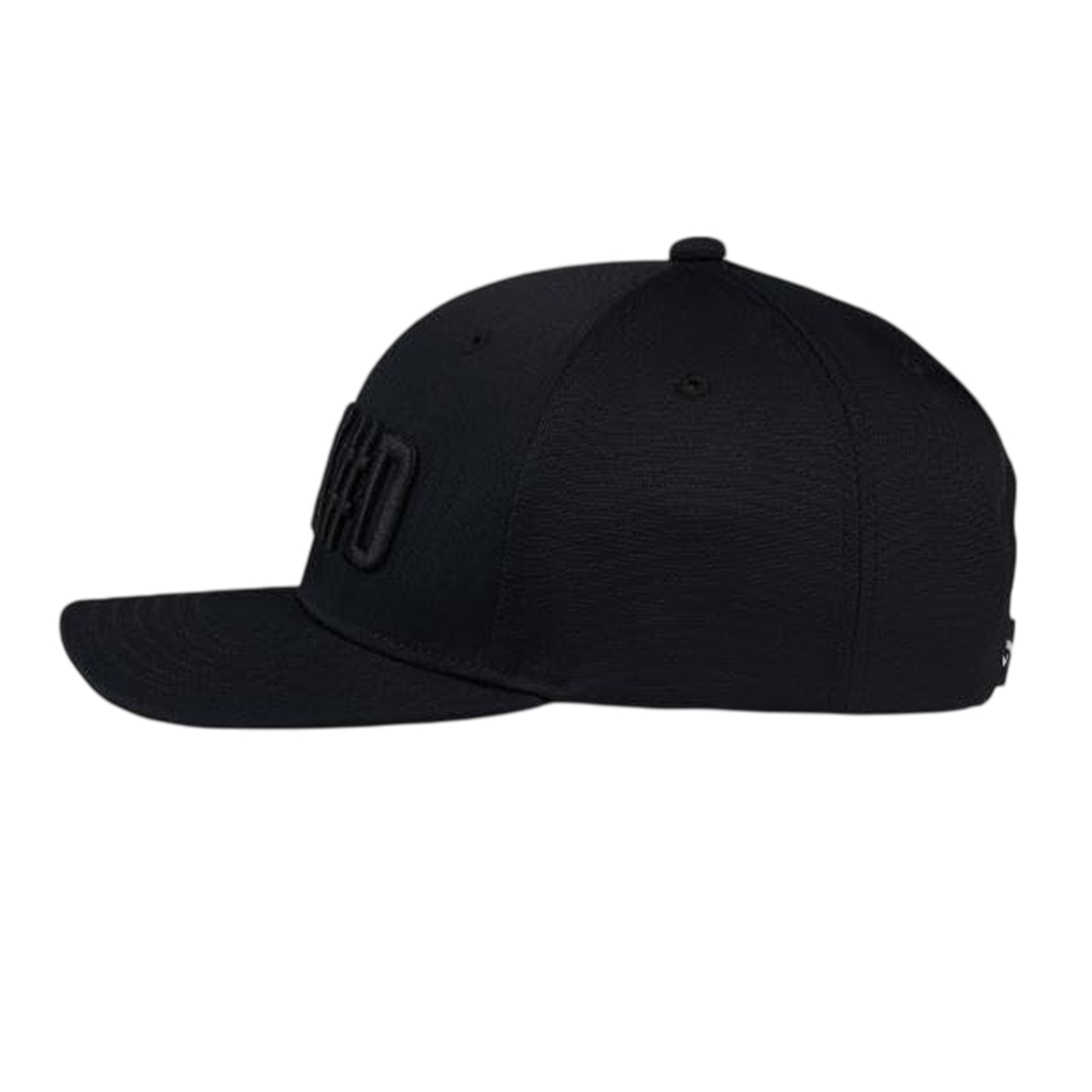 Black - Side - Callaway Mens Nuked Logo Cotton Logo Baseball Cap