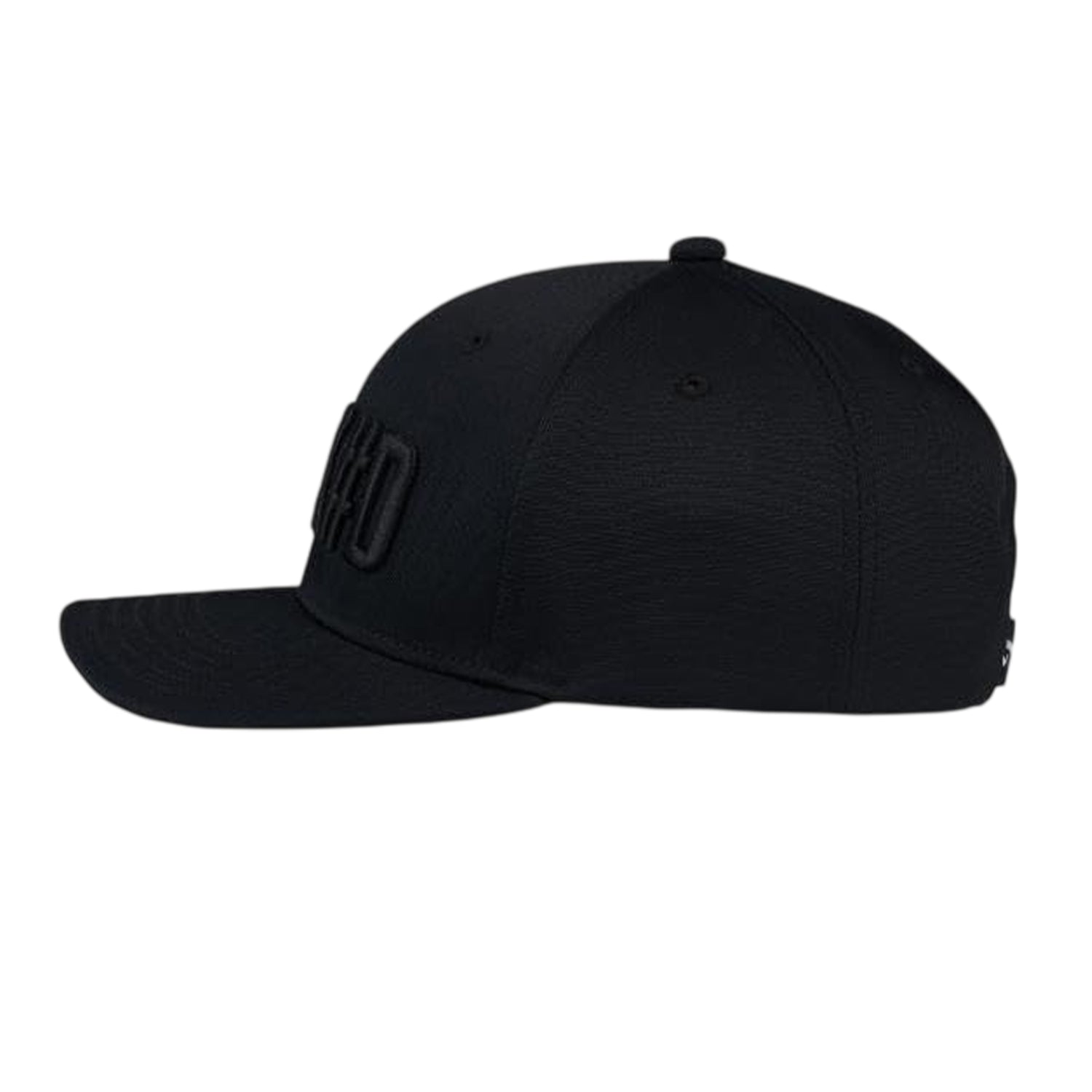 Black - Side - Callaway Mens Nuked Logo Cotton Logo Baseball Cap