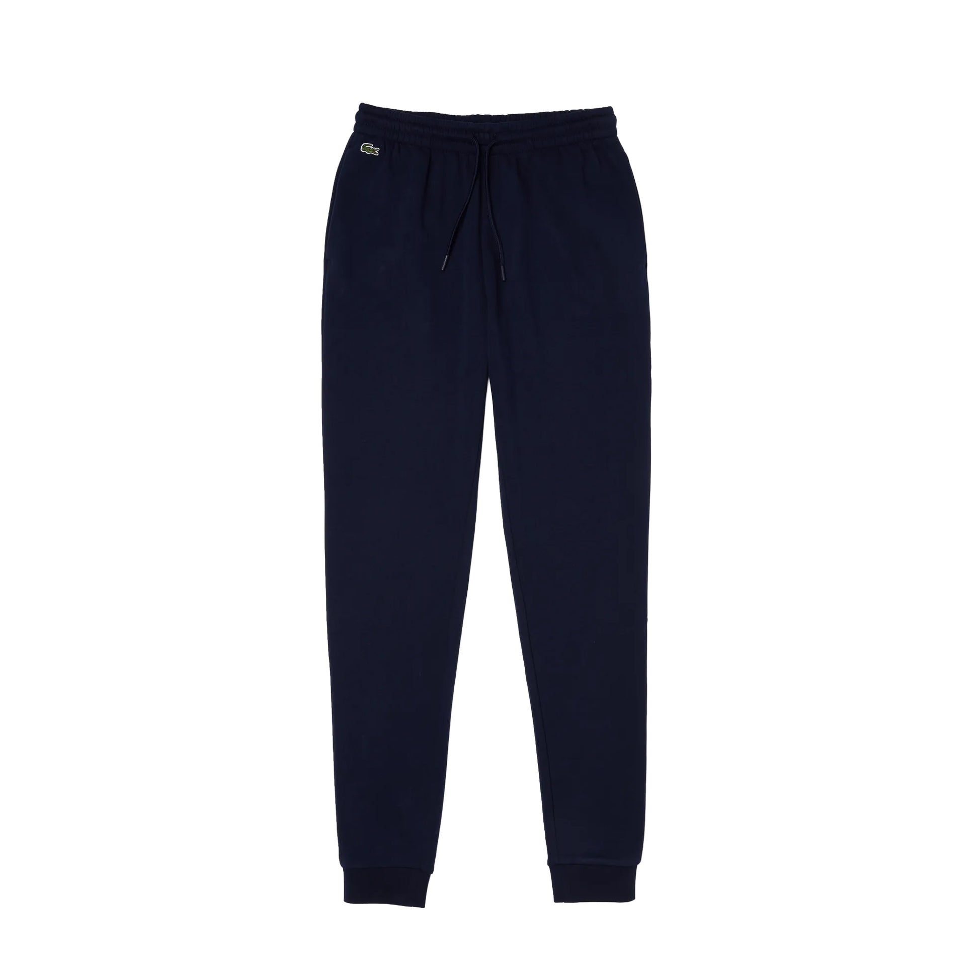 Navy - Front - Lacoste Womens-Ladies Fleece Lightweight Jogging Bottoms