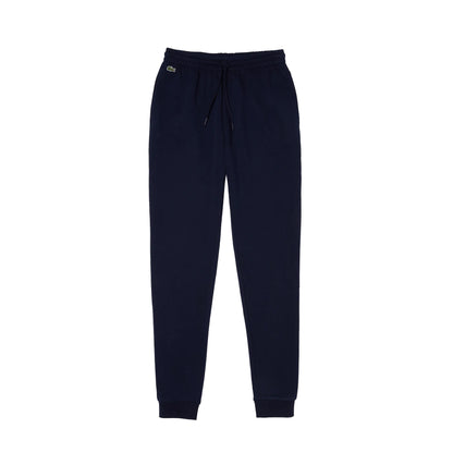 Navy - Front - Lacoste Womens-Ladies Fleece Lightweight Jogging Bottoms