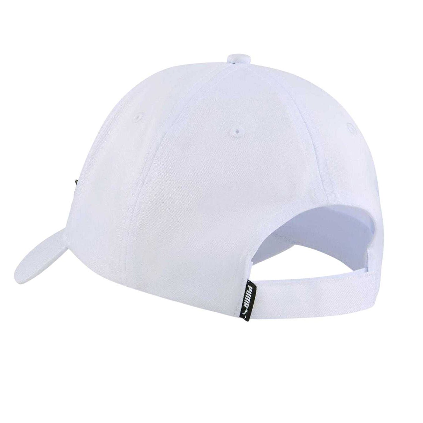 Puma White - Back - Puma Mens Essential Metal Logo Baseball Cap