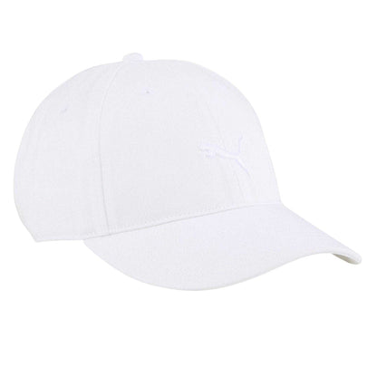 Puma White - Front - Puma Unisex Adult Premium Essential Classic Logo Baseball Cap