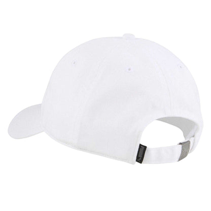 Puma White - Back - Puma Unisex Adult Premium Essential Classic Logo Baseball Cap