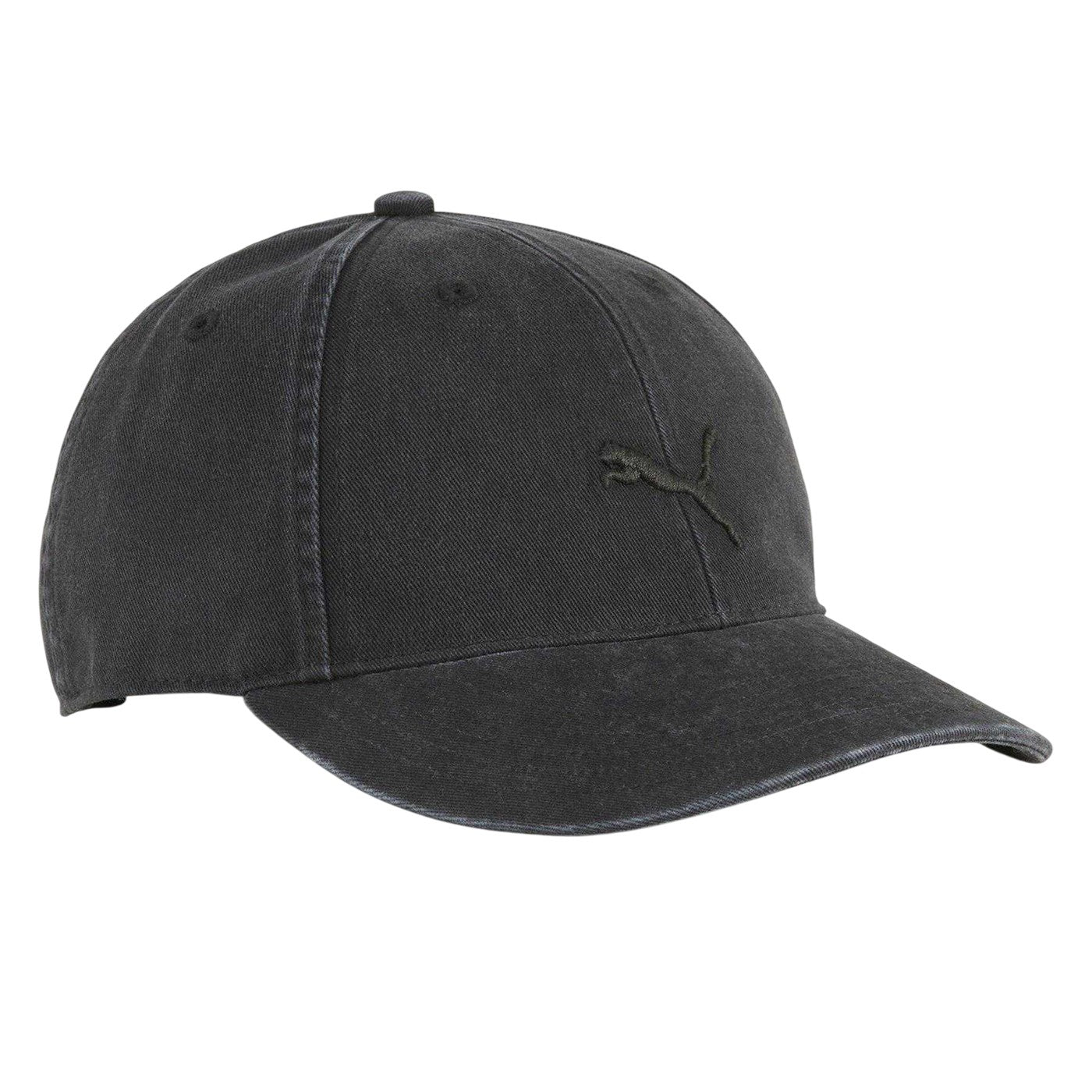 Puma Black - Front - Puma Unisex Adult Premium Essential Classic Logo Baseball Cap