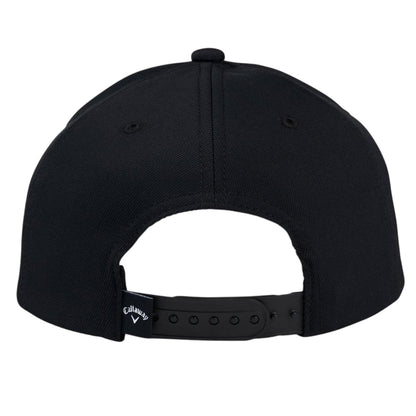 Black - Back - Callaway Mens Sendit Raised Lettering Sport Baseball Cap