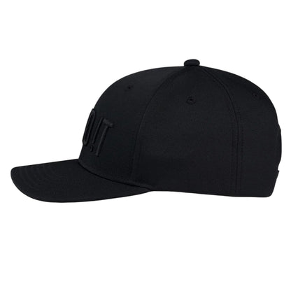 Black - Side - Callaway Mens Sendit Raised Lettering Sport Baseball Cap