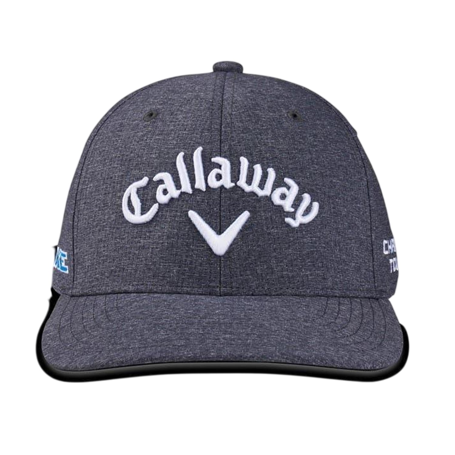 Grey-White - Front - Callaway Mens Embroidered Logo Curved Peak Baseball Cap