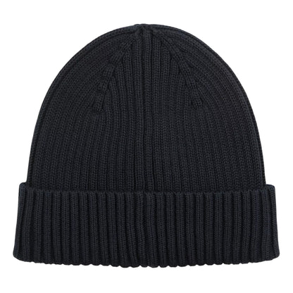 Dark Navy - Back - Tommy Jeans Unisex Adult Core Logo Knitted Beanie