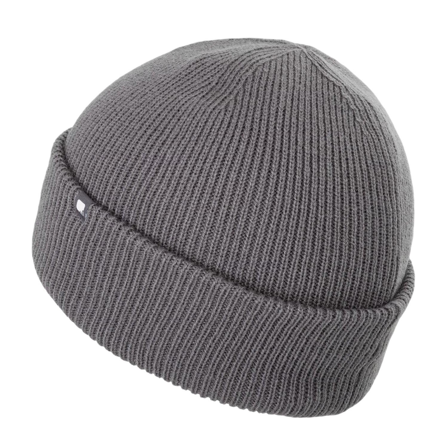 Grey - Lifestyle - Nevica Mens Meribel Logo Ribbed Beanie