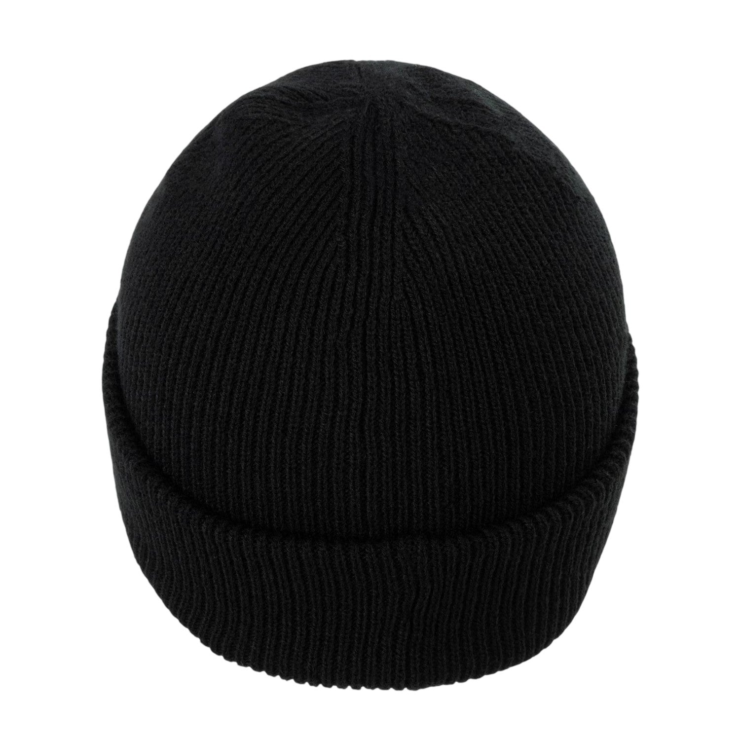 Black - Back - Nevica Mens Meribel Logo Ribbed Beanie