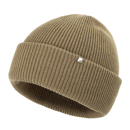 Green - Side - Nevica Mens Meribel Logo Ribbed Beanie
