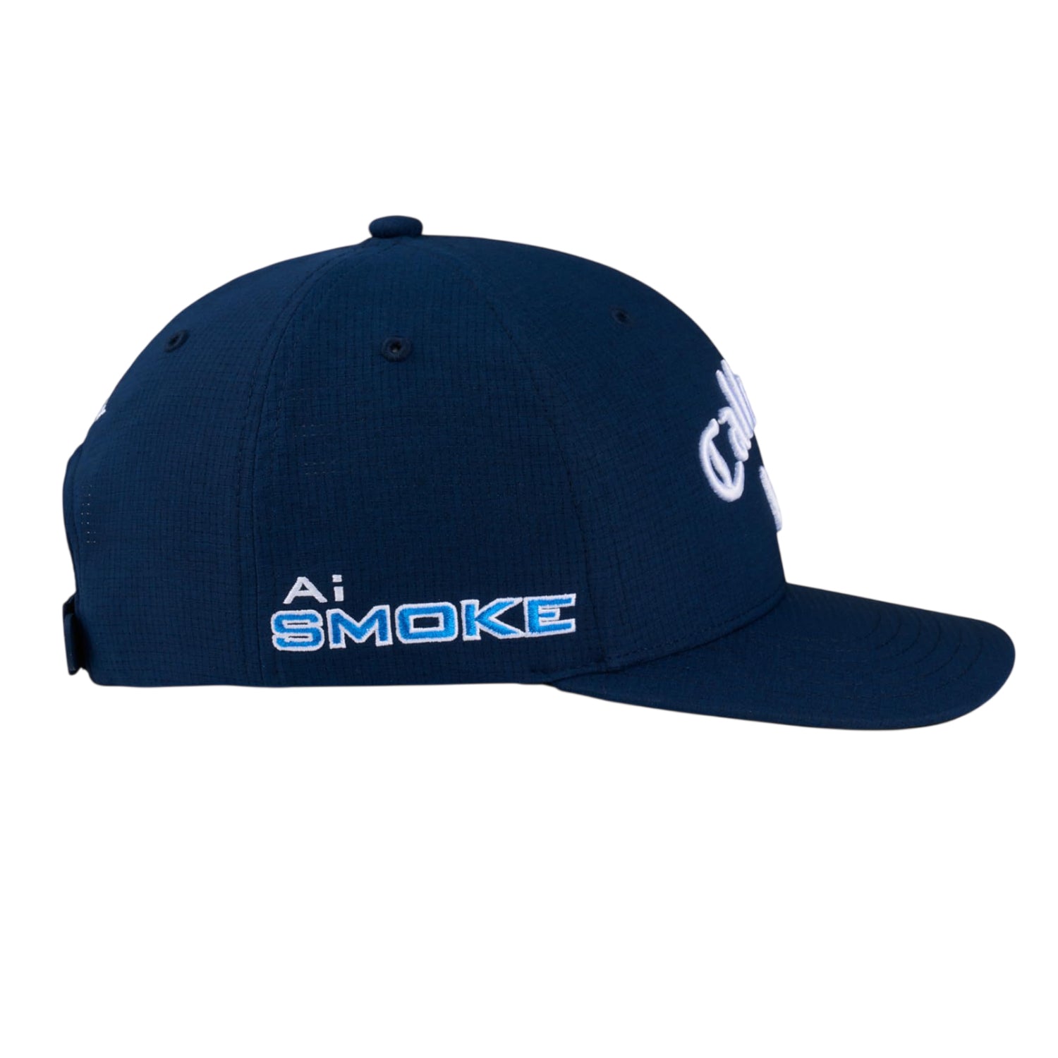 Navy-White - Back - Callaway Mens Wordmark Curved Peak Cap