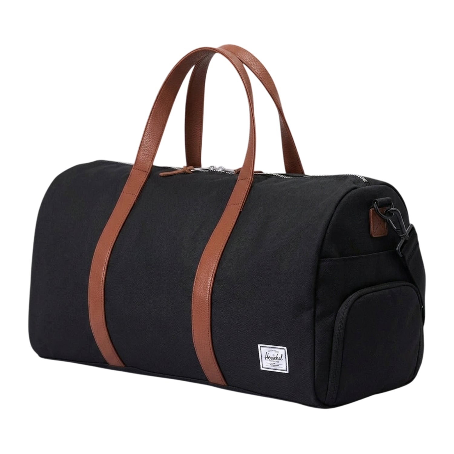 Black-Tan - Back - Herschel Two Tone Travel 43L Duffle Bag