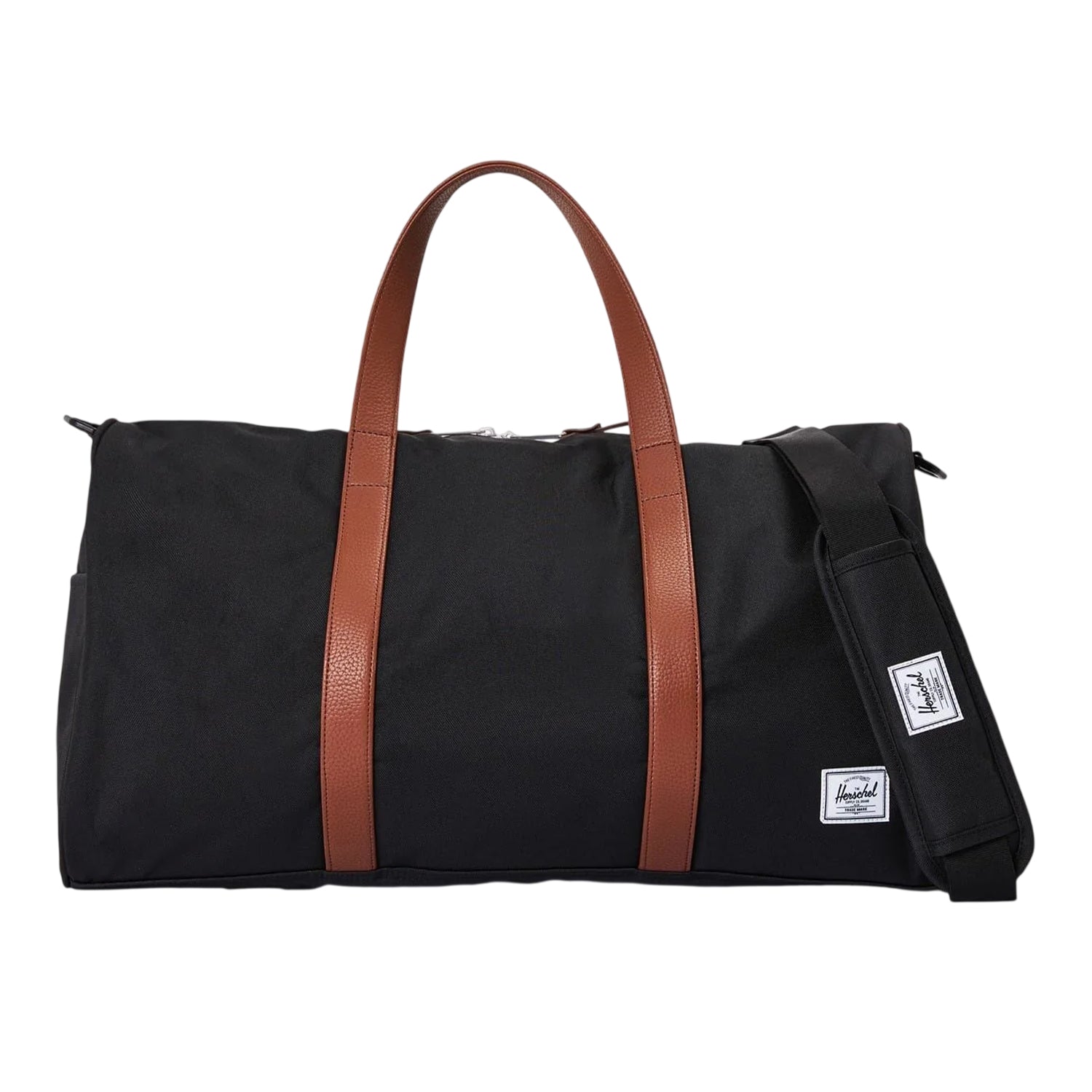 Black-Tan - Front - Herschel Two Tone Travel 43L Duffle Bag