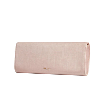 Light Pink - Front - Ted Baker Logo Clutch Bag