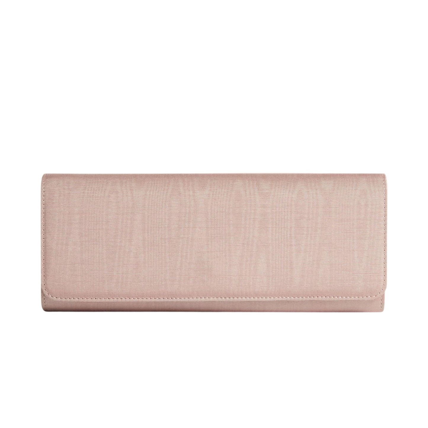 Light Pink - Back - Ted Baker Logo Clutch Bag