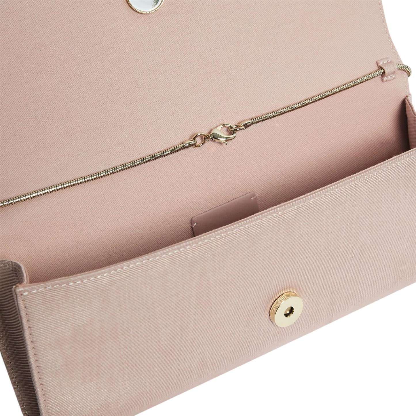 Light Pink - Side - Ted Baker Logo Clutch Bag