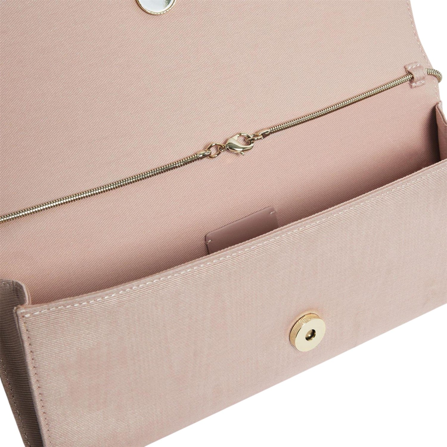 Light Pink - Side - Ted Baker Logo Clutch Bag