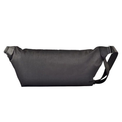 Black - Back - Firetrap Leather Accents Casual Waist Bag