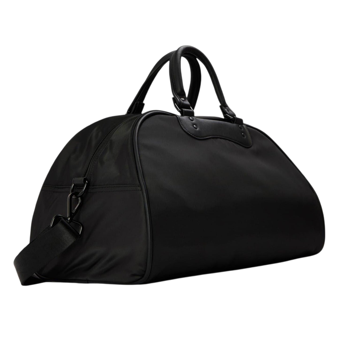 Black - Back - Diesel Logo Duffle Bag