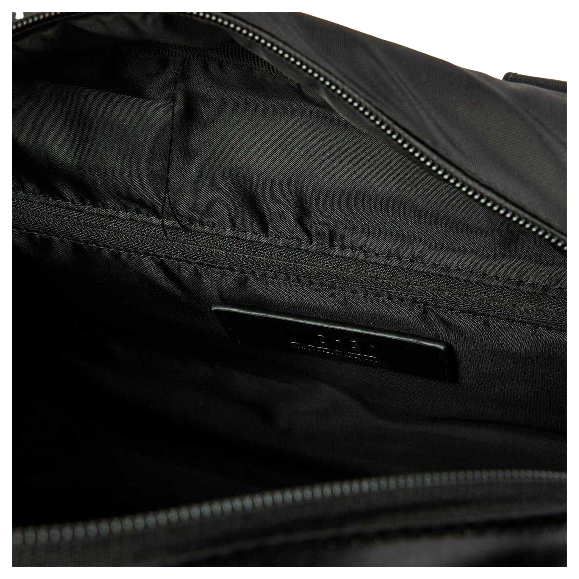 Black - Side - Diesel Logo Duffle Bag