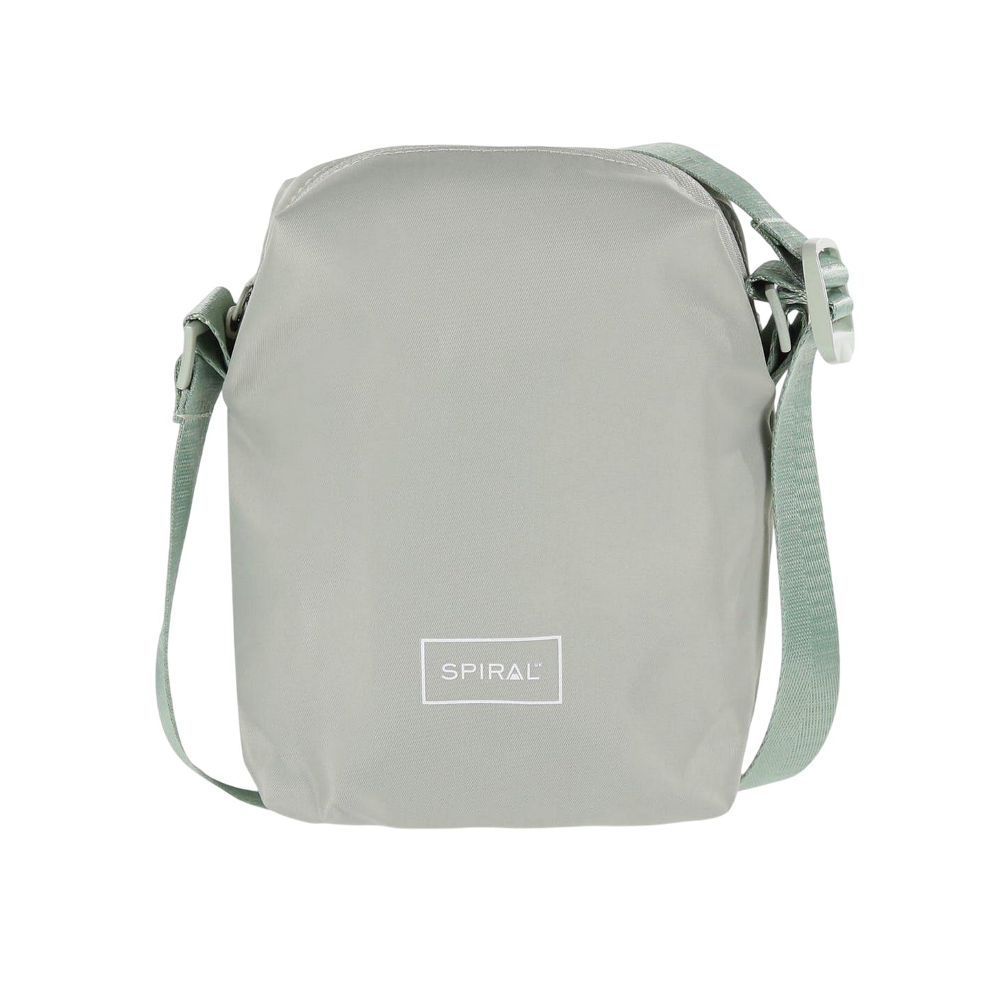 Mint - Front - Spiral Rectangle Crossbody Bag