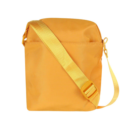 Mustard - Back - Spiral Rectangle Crossbody Bag