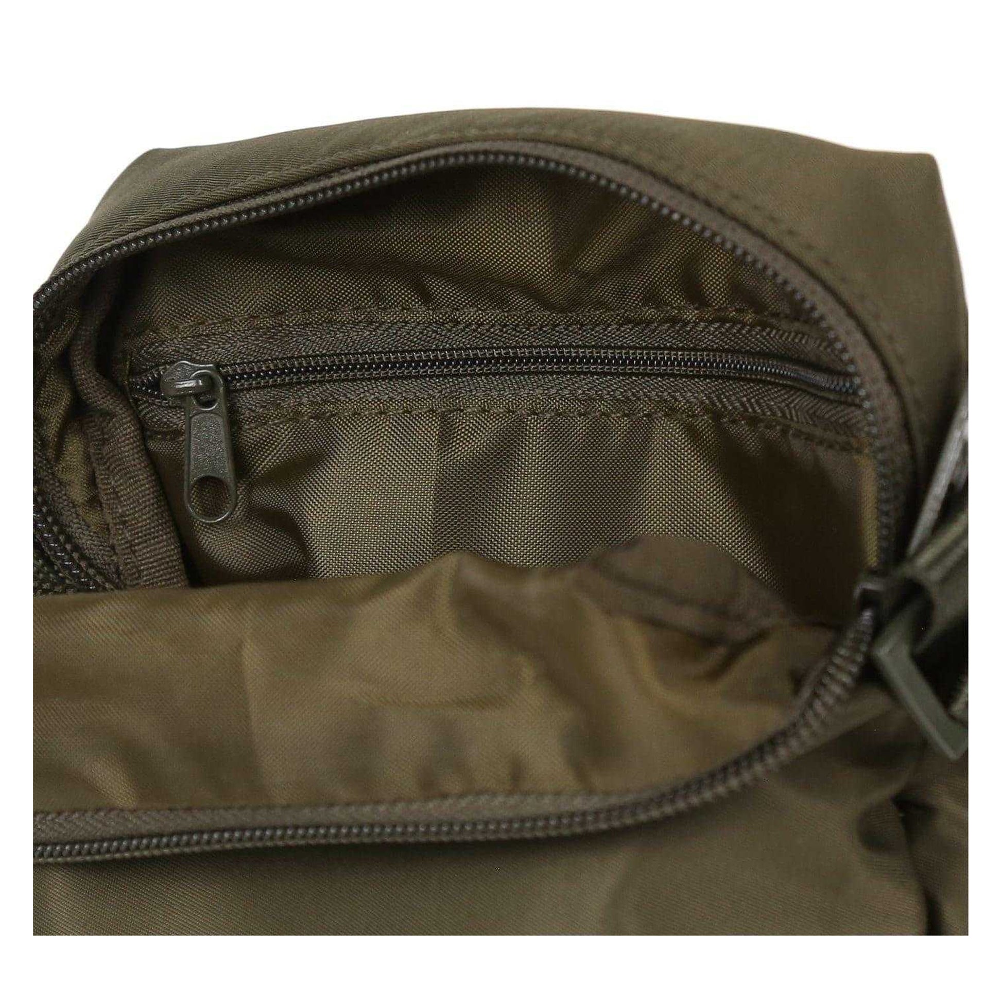 Olive - Side - Spiral Rectangle Crossbody Bag