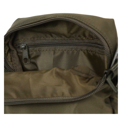 Olive - Side - Spiral Rectangle Crossbody Bag