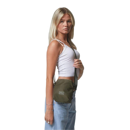Olive - Lifestyle - Spiral Rectangle Crossbody Bag
