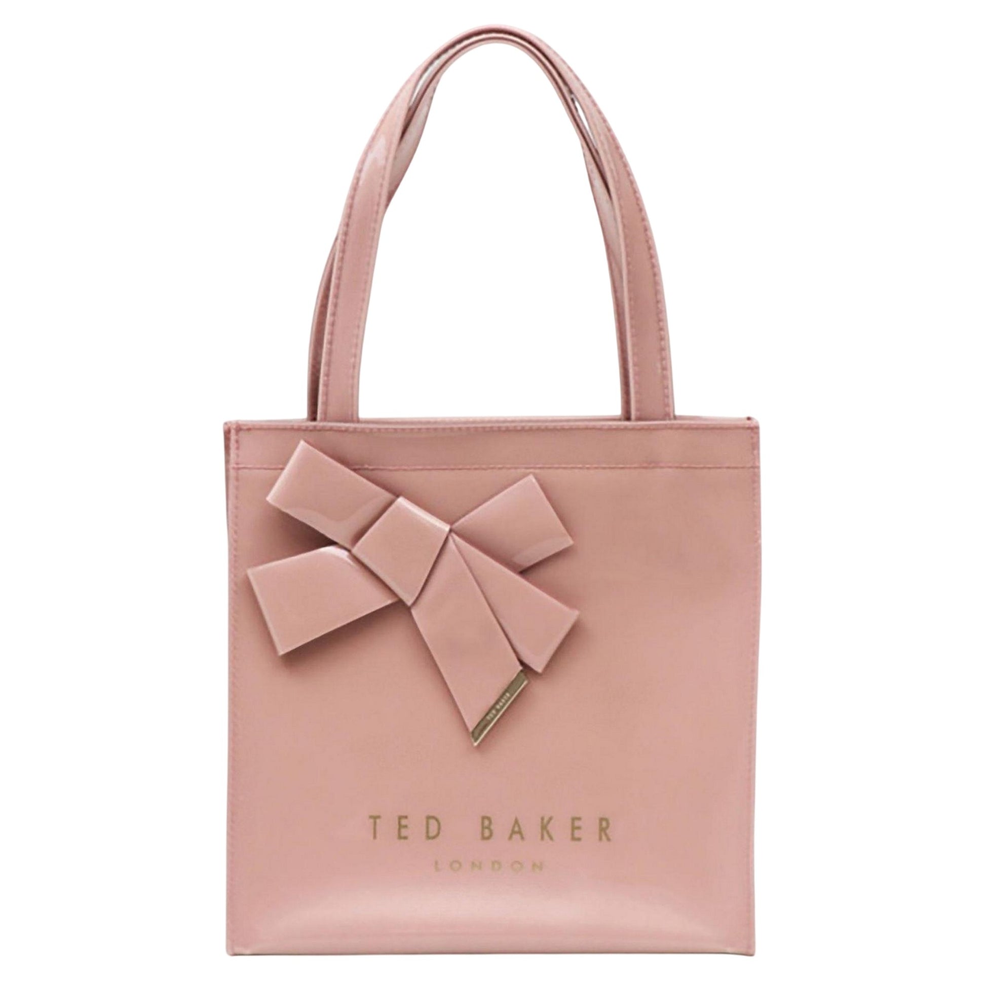Coral Print - Front - Ted Baker Bow Everyday Tote Bag