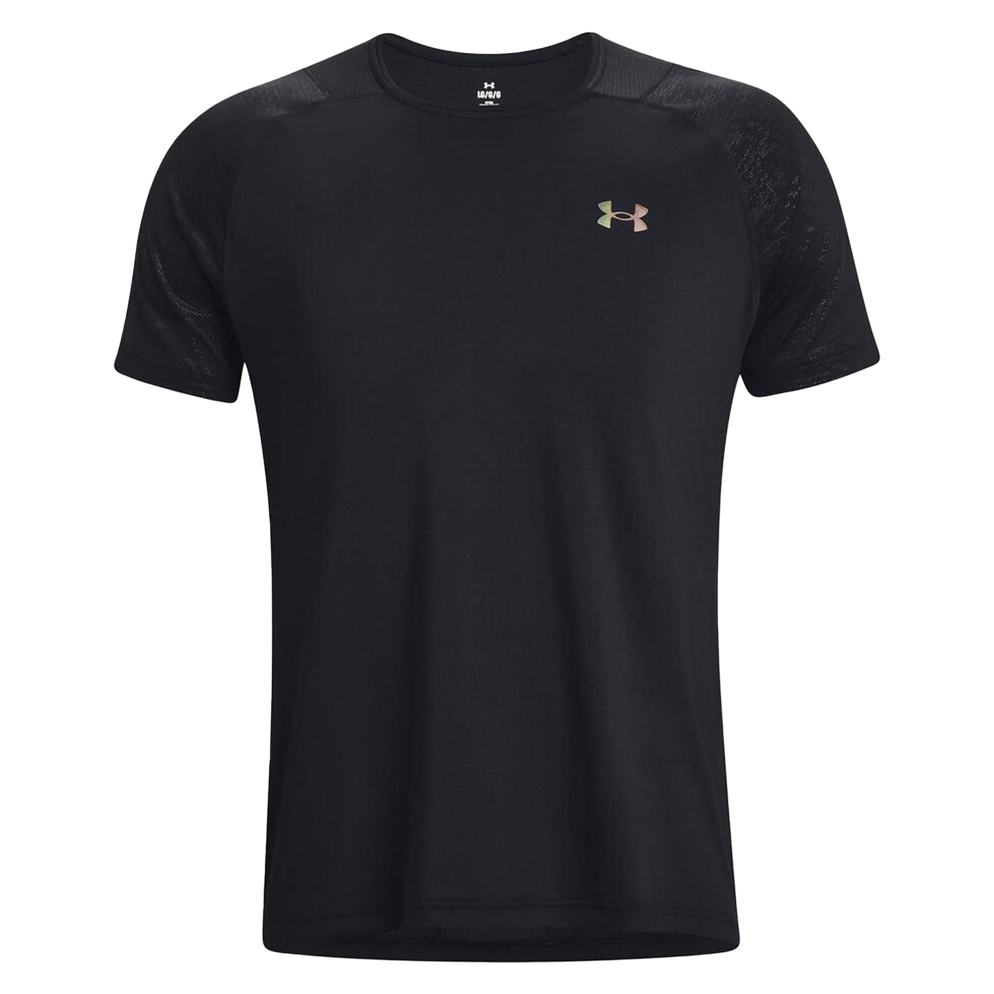 Black - Front - Under Armour Mens Rush Embo T-Shirt