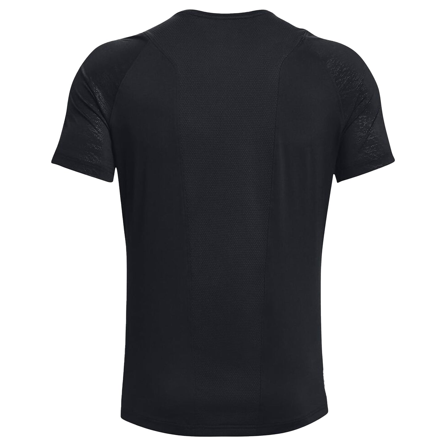 Black - Back - Under Armour Mens Rush Embo T-Shirt