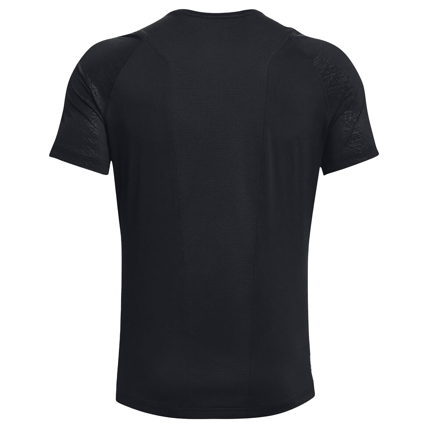 Black - Back - Under Armour Mens Rush Embo T-Shirt