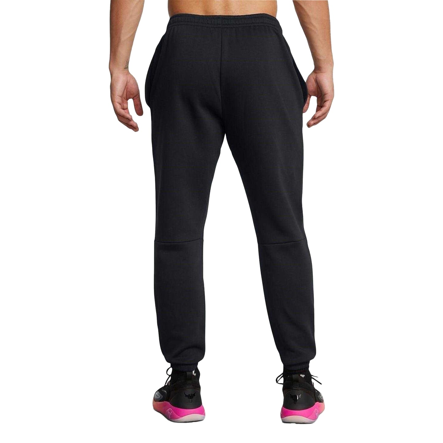 Black - Back - Under Armour Mens Project Rock Joggers