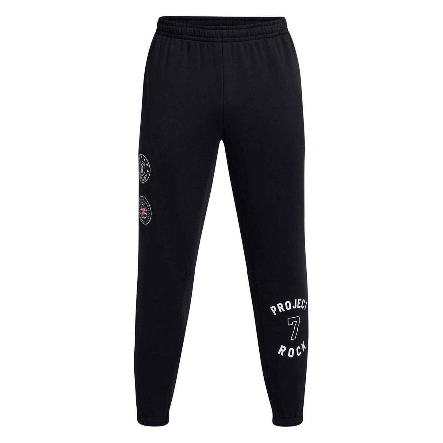 Black - Front - Under Armour Mens Project Rock Joggers