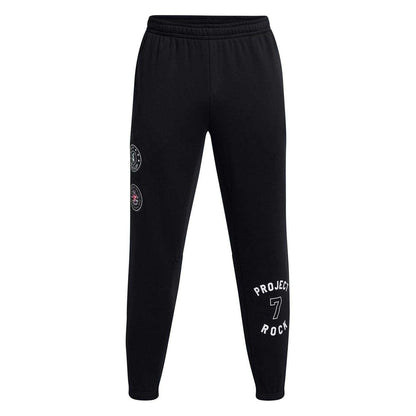 Black - Front - Under Armour Mens Project Rock Joggers