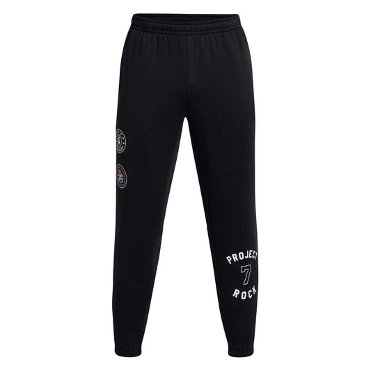 Black - Front - Under Armour Mens Project Rock Joggers