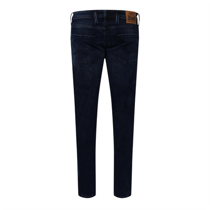 Blue - Back - Replay Mens Anbass Denim Slim Jeans