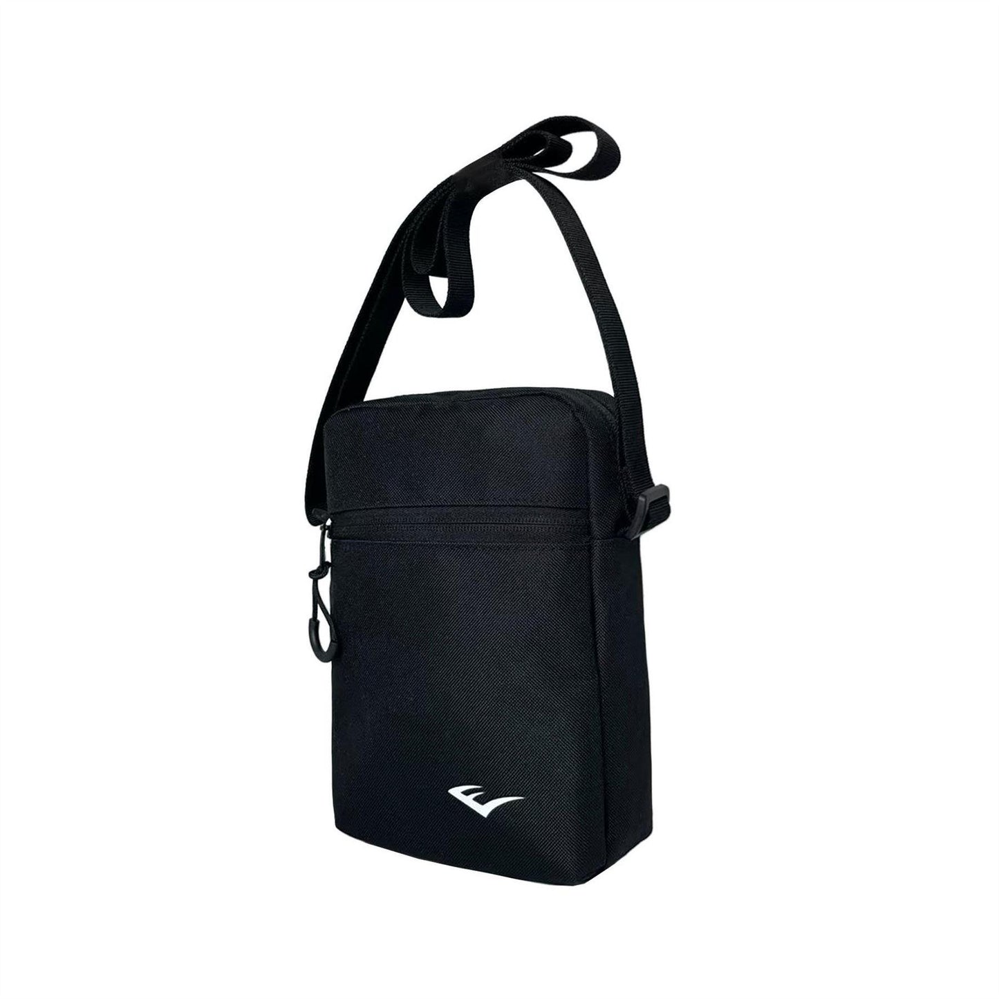 Black - Side - Everlast Logo Crossbody Bag