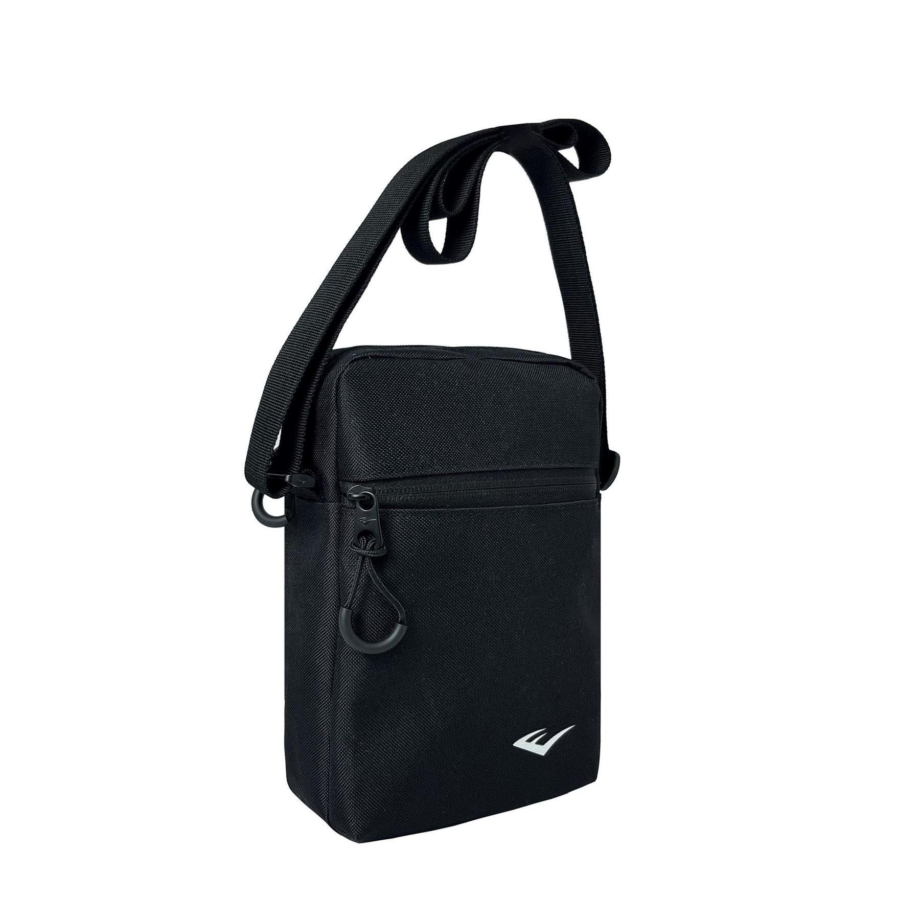 Black - Lifestyle - Everlast Logo Crossbody Bag